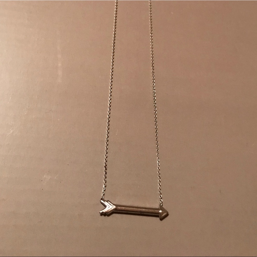 Sterling Silver Arrow Necklace
